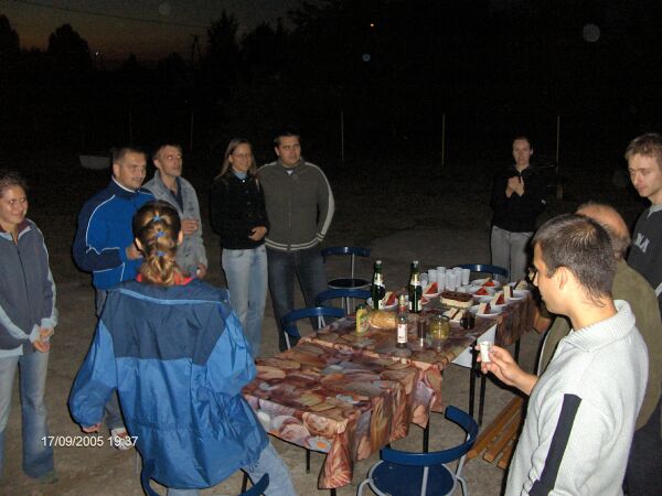 Impreza przy stolikach:D