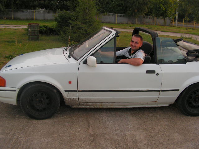 Marzenie Yanka sie spelnilo:D Yanek i Escort Cabrio