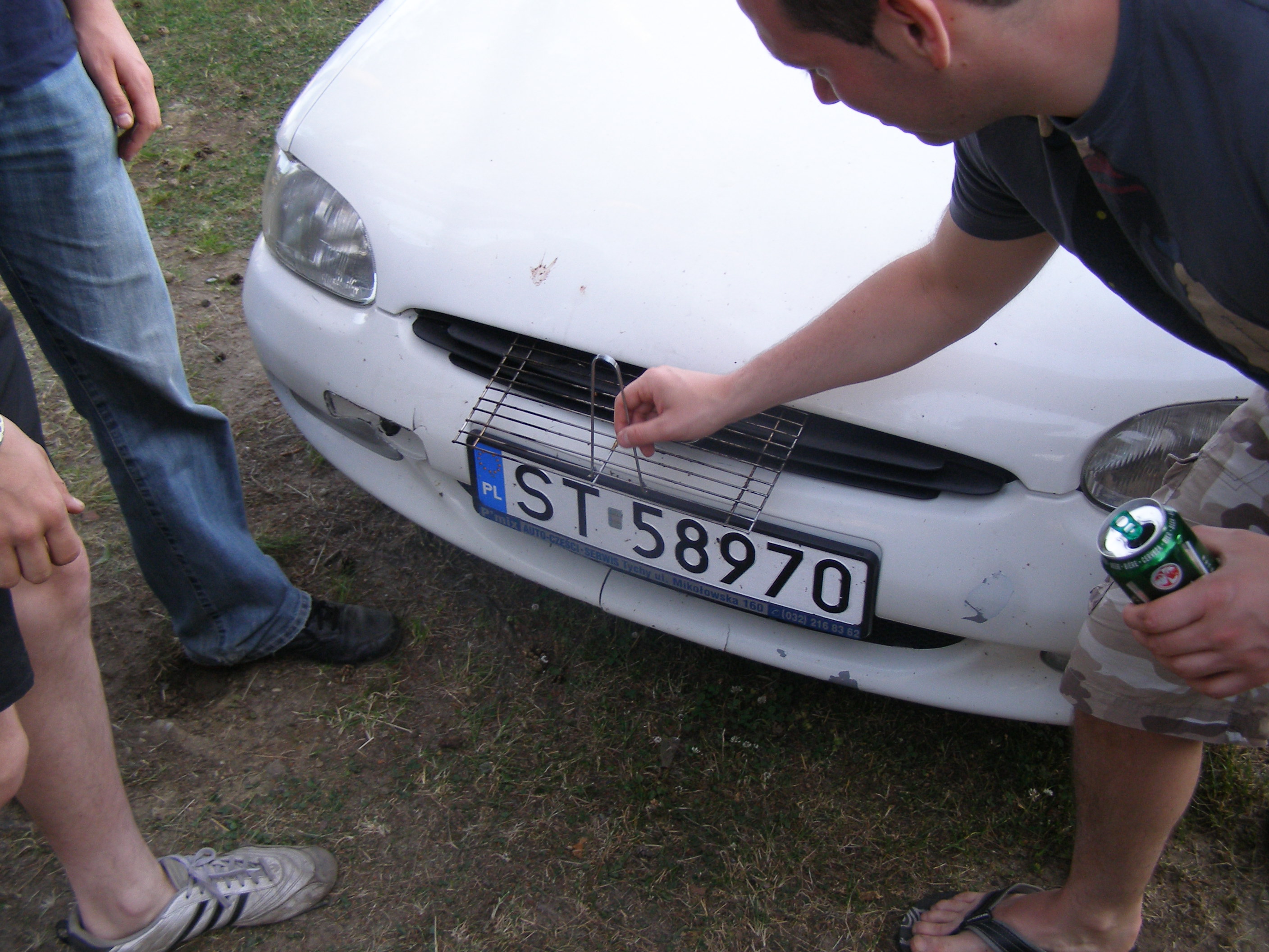 Pierwsza przymiarka grilla