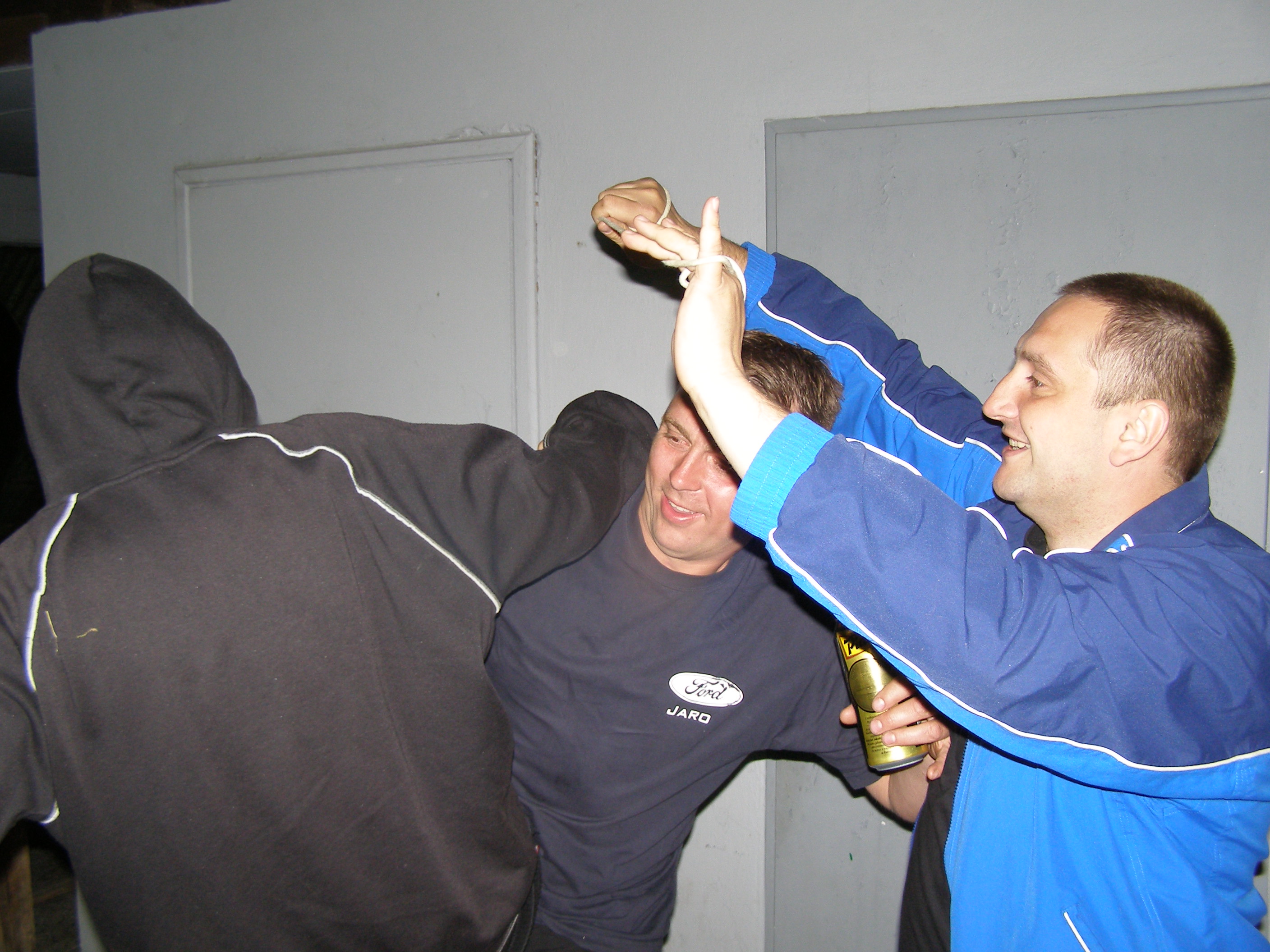 Imprezka na środku ośrodka.