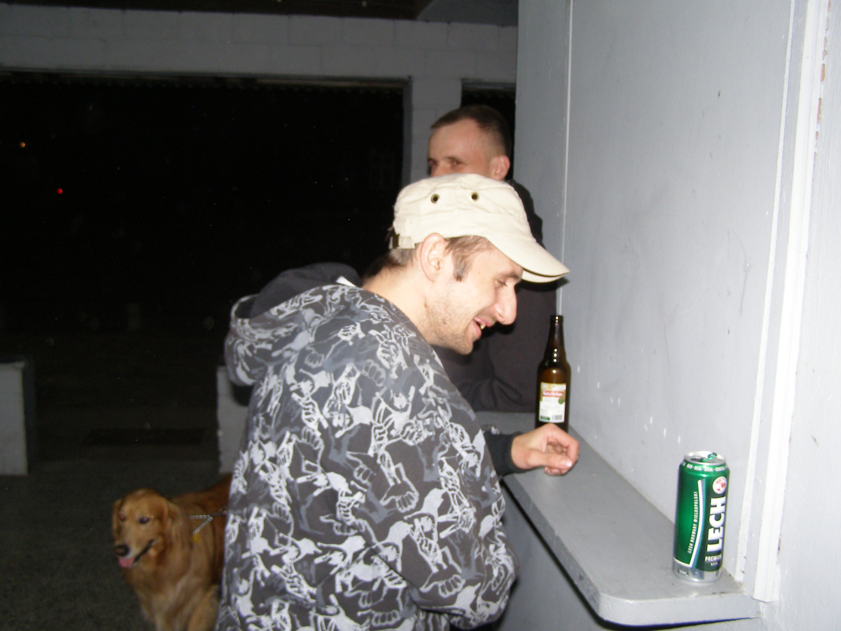 Imprezka na środku ośrodka.