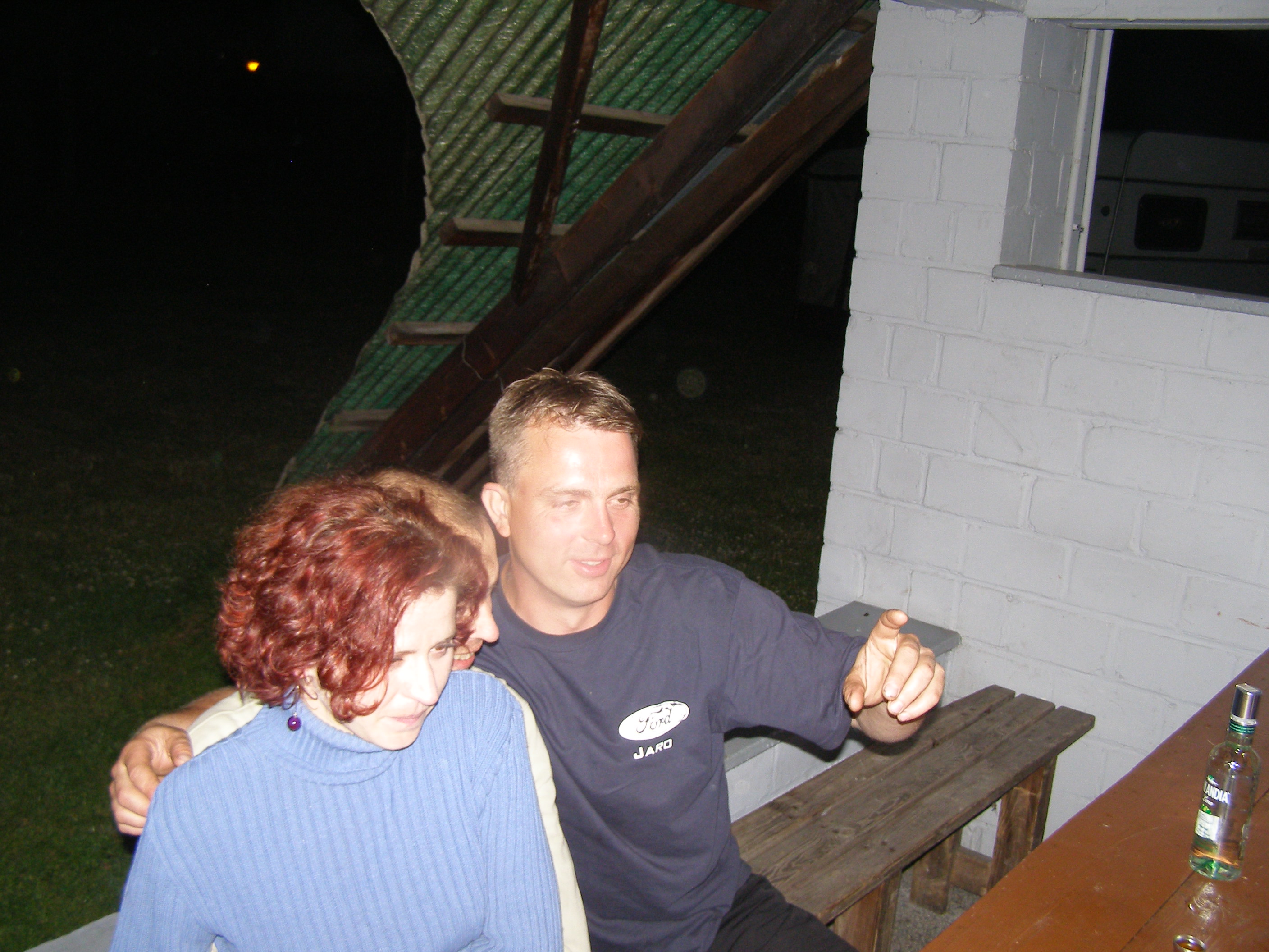 Imprezka na środku ośrodka.