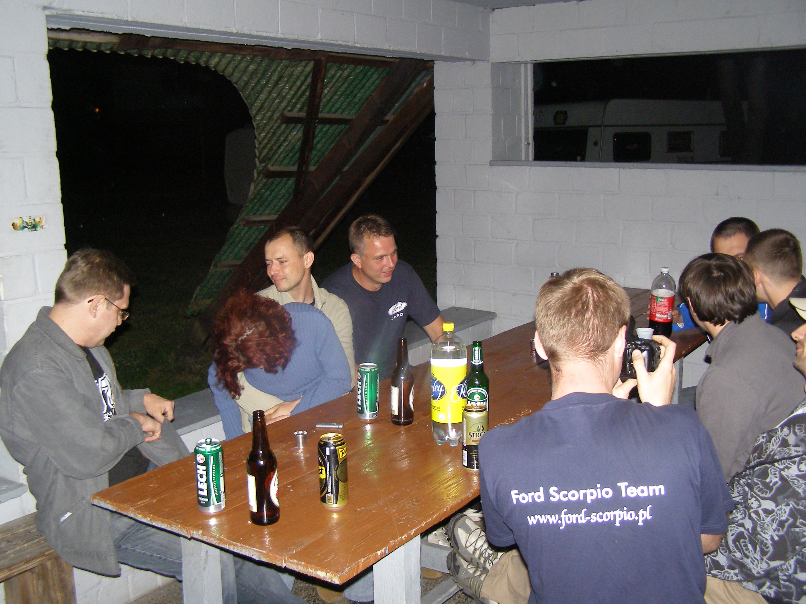 Imprezka na środku ośrodka.