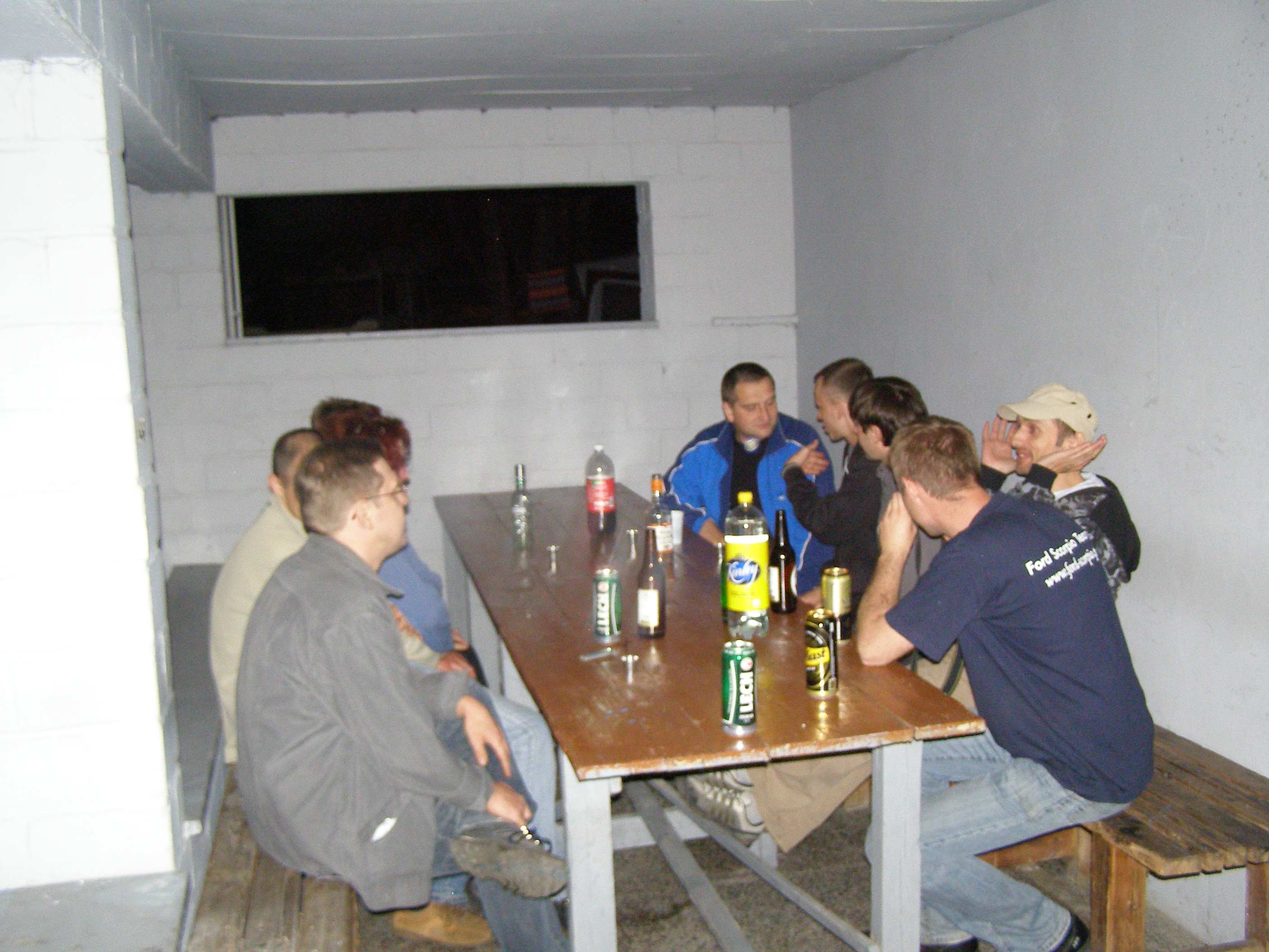 Imprezka na środku ośrodka.