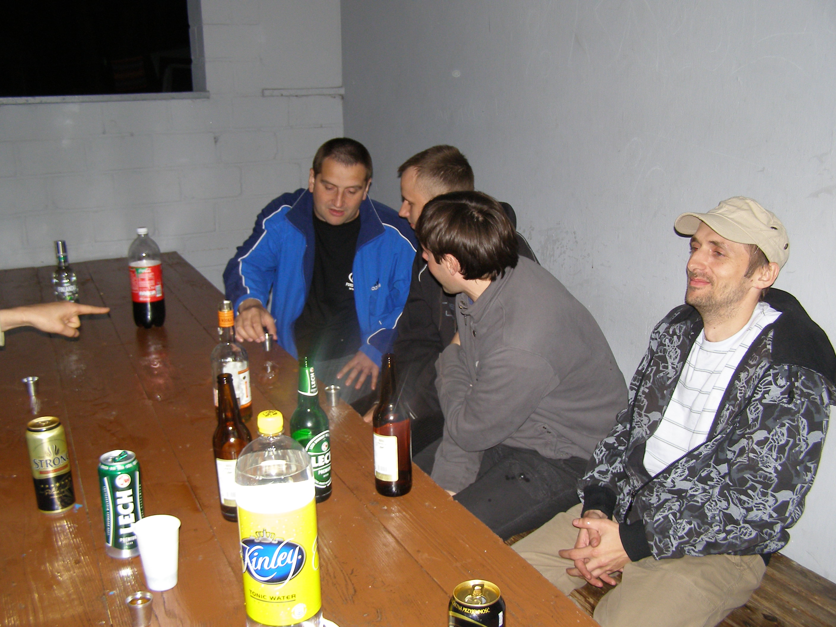 Imprezka na środku ośrodka.