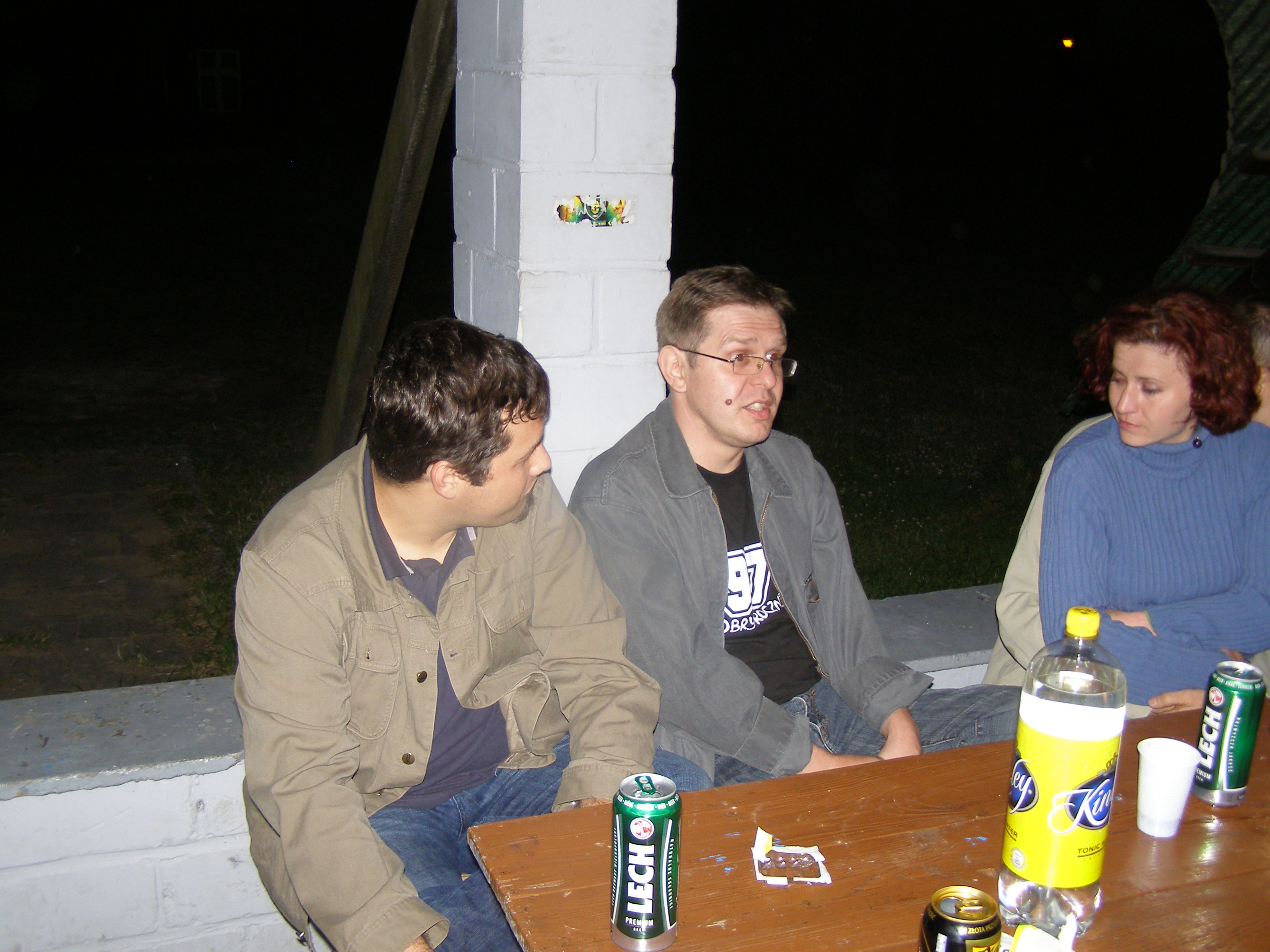 Imprezka na środku ośrodka.