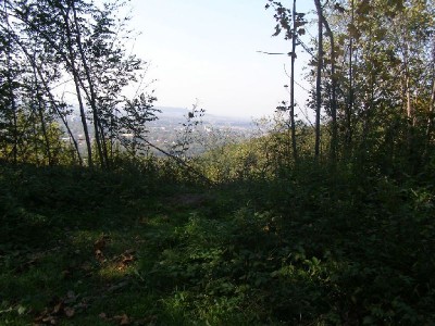 Widok na panoramę Ustronia.