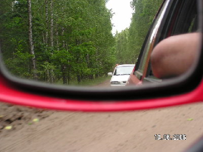 BOLID MARKKO WE WSTECZNYM LUSTERKU :)