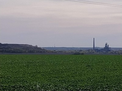 Kopalnie wegla kamiennego na Ukrainie zaraz za granicą z Polską. Do 1951 r. na terenie PL ale Stalin wyrównał granicę przekazując nam kawałek bieszczad.