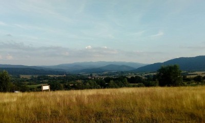 Widok na Bieszczady Wysokie spod Lutowisk