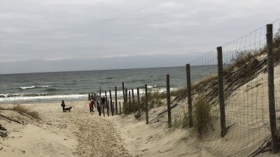 Siatka po prawej, to granica Polski i Federacji Rosyjskiej.