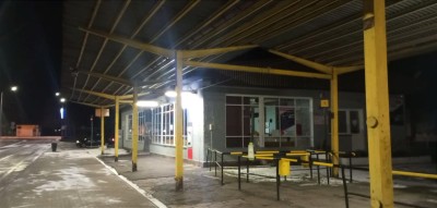 Dworzec PKS Golczewo i wciąż obecna dawna infrastruktura