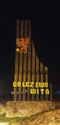 Klimatyczny witacz Golczewa zapewne z lat '80 - tych