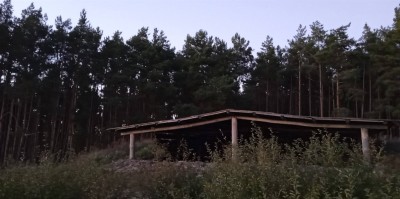 Odtworzony punkt dowodzenia podczas operacji forsowania Odry w '45<br />poniższe zdjęcia są z tego miejsca gdzie z górującego wzniesienia widać Odrę i poldery po niemieckiej stronie