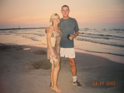 Ja z moją przyszłą żoną - Elwirą